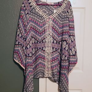 CATO WOMEN 14/16 FLOWY 3/4 BELL SLEEVE